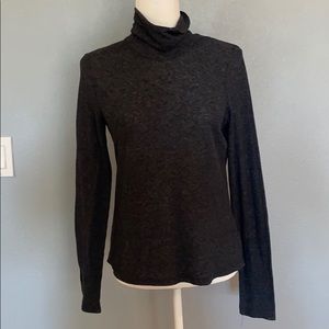 Grey loose turtleneck